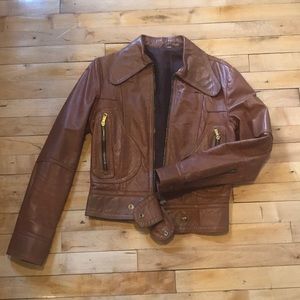 Vintage Western Leather Jacket